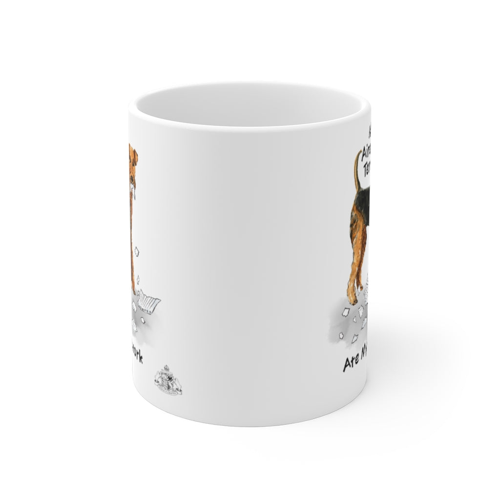 airedale coffee mug My Airedale Terrier Ate My Homework Mug – House of Laurren