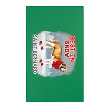 Load image into Gallery viewer, Saint Bernard Best In Snow Area Rug