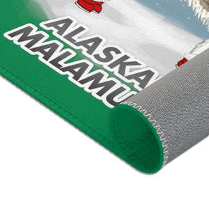 Alaskan Malamute Best In Snow Area Rug