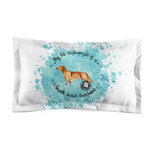 Load image into Gallery viewer, Dachshund (Smooth haired) Pet Fashionista Pillow Sham