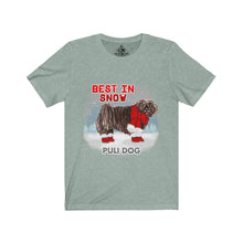 Load image into Gallery viewer, Puli Best In Snow Unisex Jersey Short Sleeve Tee