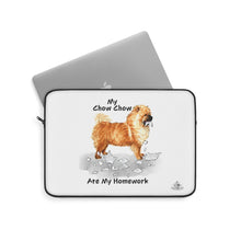 Load image into Gallery viewer, My Chow Chow Ate My Homework Laptop Sleeve