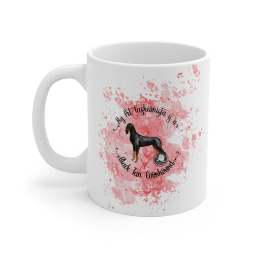 Black and Tan Coonhound Pet Fashionista Mug
