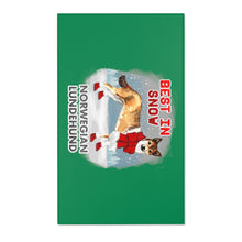 Load image into Gallery viewer, Norwegian Lundehund Best In Snow Area Rug