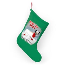 Load image into Gallery viewer, Skye Terrier Best In Snow Christmas Stockings