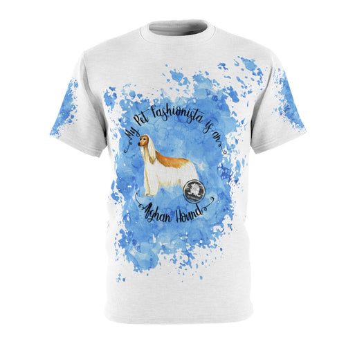 Afghan Hound Pet Fashionista All Over Print Shirt