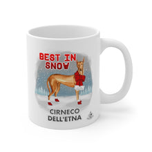 Load image into Gallery viewer, Cirneco Dell'Etna Best In Snow Mug