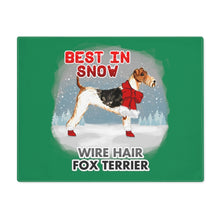 Load image into Gallery viewer, Wire Hair Fox Terrier Best In Snow Placemat