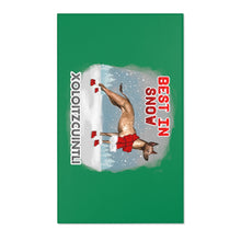 Load image into Gallery viewer, Xoloitzcuintli Best In Snow Area Rug