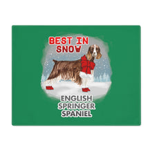 Load image into Gallery viewer, English Springer Spaniel Best In Snow Placemat