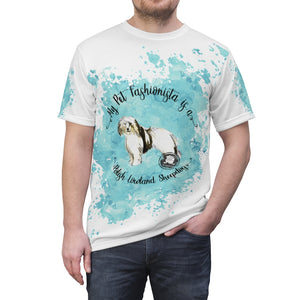 Polish Lowland Sheepdog Pet Fashionista All Over Print Shirt