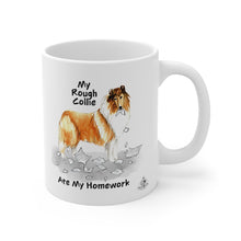 Load image into Gallery viewer, My Collie Rough Ate My Homework Mug