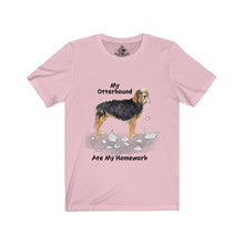 Load image into Gallery viewer, My Otterhound Ate My Homework Unisex Jersey Short Sleeve Tee