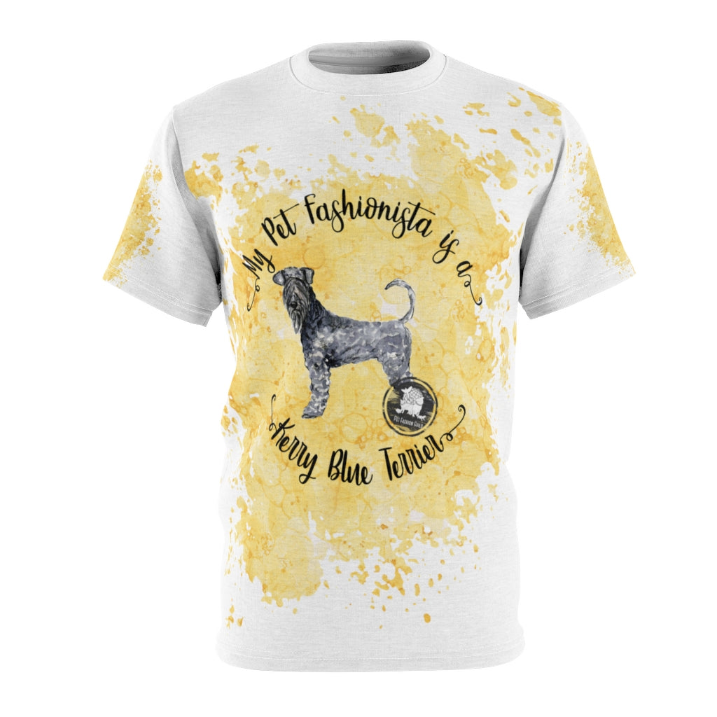 Kerry Blue Terrier Pet Fashionista All Over Print Shirt