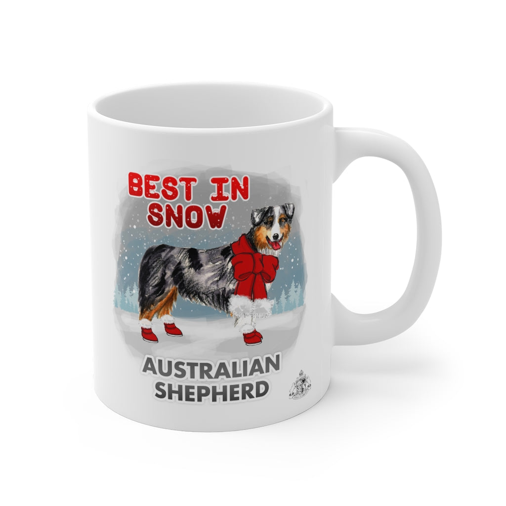 Australian Shepherd Best In Snow Mug