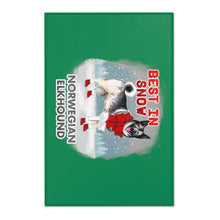 Load image into Gallery viewer, Norwegian Elkhound Best In Snow Area Rug