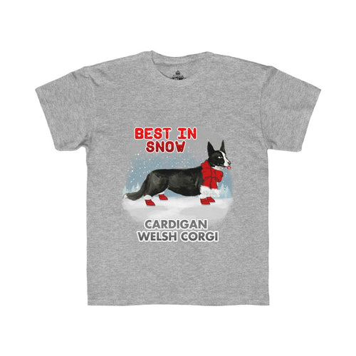 Cardigan Welsh Corgi Best In Snow Kids Regular Fit Tee