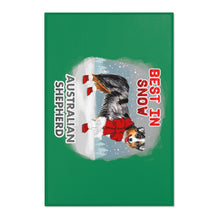 Load image into Gallery viewer, Australian Shepherd Best In Snow Area Rug