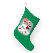 Load image into Gallery viewer, Pug Best In Snow Christmas Stockings