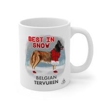 Load image into Gallery viewer, Belgian Tervuren Best In Snow Mug