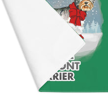 Load image into Gallery viewer, Dandie Dinmont Terrier Best In Snow Placemat