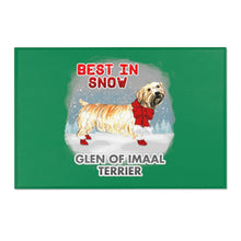 Load image into Gallery viewer, Glen of Imaal Terrier Best In Snow Area Rug