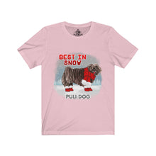 Load image into Gallery viewer, Puli Best In Snow Unisex Jersey Short Sleeve Tee
