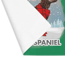 Load image into Gallery viewer, Boykin Spaniel Best In Snow Placemat