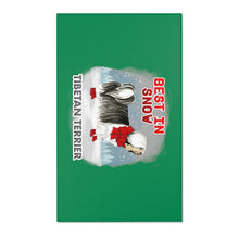 Load image into Gallery viewer, Tibetan Terrier Best In Snow Area Rug