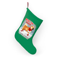 Load image into Gallery viewer, Chow Chow Best In Snow Christmas Stockings