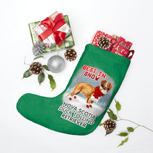 Load image into Gallery viewer, Nova Scotia Duck Tolling Retriever Best In Snow Christmas Stockings