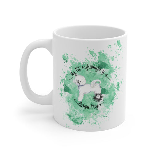 Bichon Frise Pet Fashionista Mug