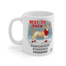 Load image into Gallery viewer, Portuguese Podengo Pequeno Best In Snow Mug