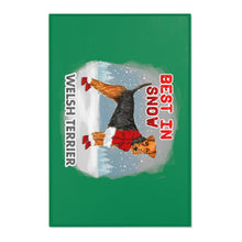 Load image into Gallery viewer, Welsh Terrier Best In Snow Area Rug