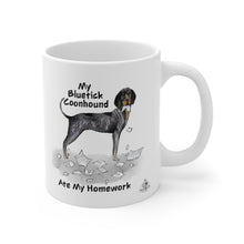 Load image into Gallery viewer, My Bluetick Coonhound Ate My Homework Mug