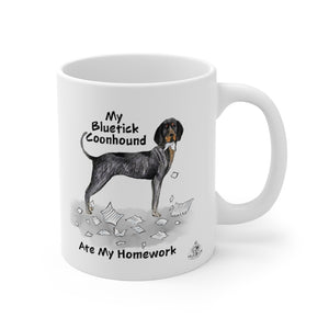 My Bluetick Coonhound Ate My Homework Mug