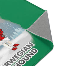 Load image into Gallery viewer, Norwegian Elkhound Best In Snow Area Rug