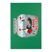 Load image into Gallery viewer, Scottish Deerhound Best In Snow Area Rug