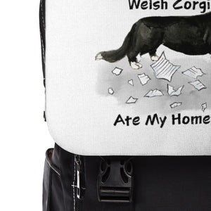 My Cardigan Welsh Corgi Ate My Homework Backpack