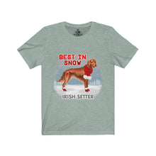 Load image into Gallery viewer, Irish Setter Best In Snow Unisex Jersey Short Sleeve Tee