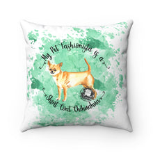 Load image into Gallery viewer, Chihuahua Short Coat Pet Fashionista Square Pillow
