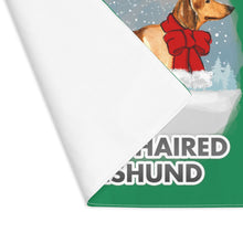 Load image into Gallery viewer, Smooth Haired Dachshund Best In Snow Placemat