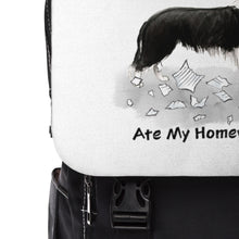 Load image into Gallery viewer, My Border Collie Ate My Homework Backpack