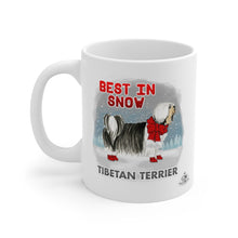 Load image into Gallery viewer, Tibetan Terrier Best In Snow Mug