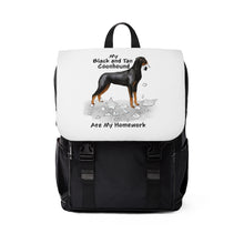 Load image into Gallery viewer, My Black and Tan Coonhound Ate My Homework Backpack