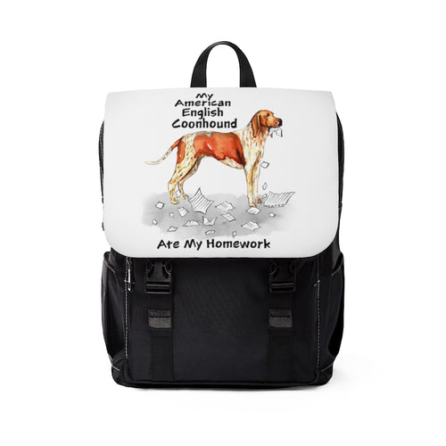 My American English Coonhound Ate My Homework Backpack
