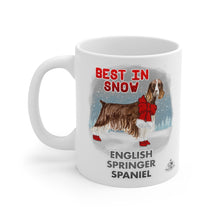 Load image into Gallery viewer, English Springer Spaniel Best In Snow Mug