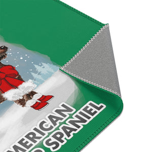 American Water Spaniel Best In Snow Area Rug