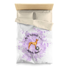 Load image into Gallery viewer, Pharoah Hound Pet Fashionista Duvet Cover