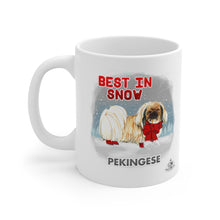 Load image into Gallery viewer, Pekingese Best In Snow Mug